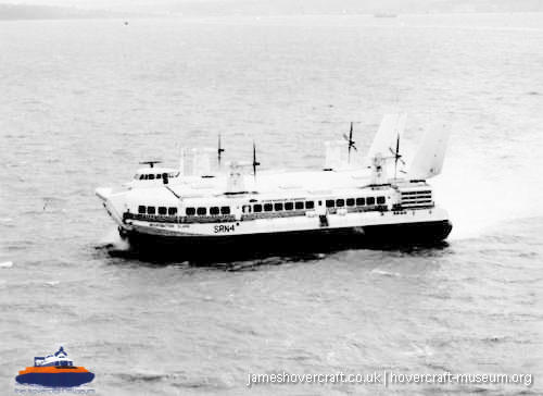 SRN4 prototype GH-2007 -  (credit: The <a href='http://www.hovercraft-museum.org/' target='_blank'>Hovercraft Museum Trust</a>).
